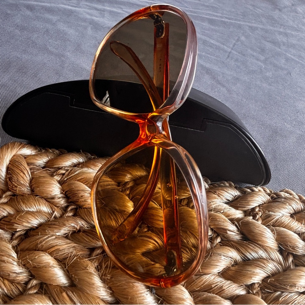 Tortoiseshell Amber Sunglasses for Men - Unbranded